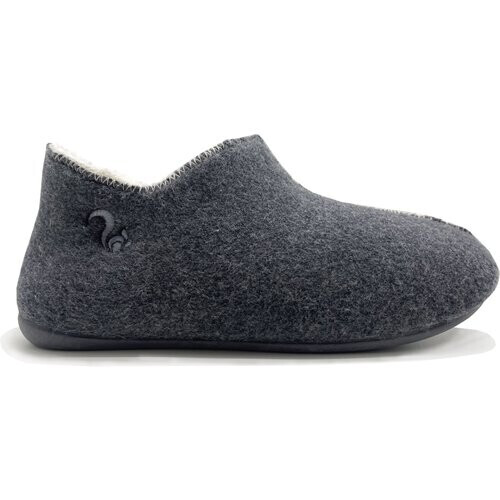 thies dames vegan Pantoffels Slipper Booties Donkergrijs Tweedehands