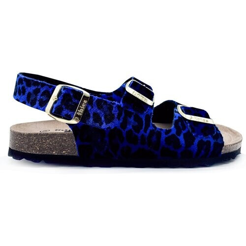 thies dames vegan Sandalen Backstrap Leo Blauw Tweedehands