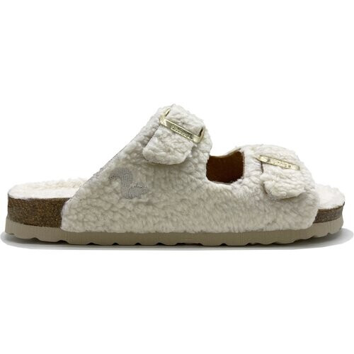 thies dames vegan Sandalen Teddy Gebroken Wit Tweedehands