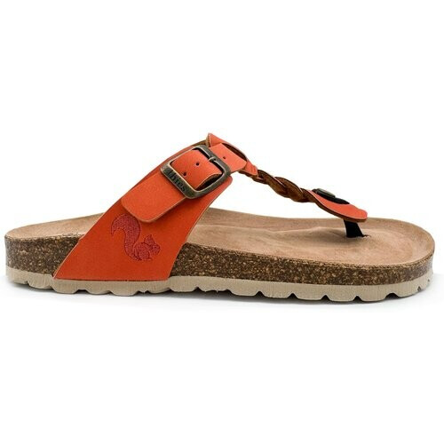 thies dames vegan Sandalen Thong Braid Wortel Tweedehands