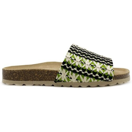 thies dames vegan Slippers Boho Pool Groen Tweedehands