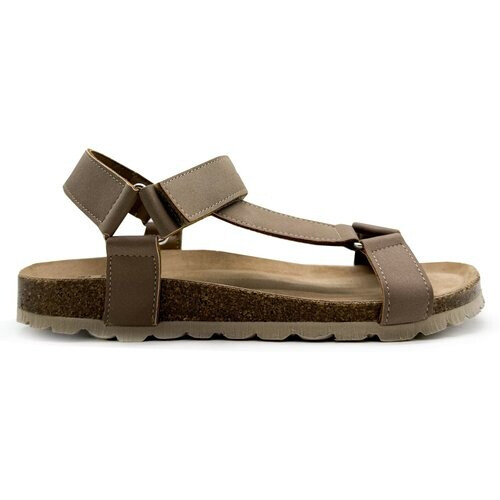 thies mannen vegan Sandalen Trek Olifantengrijs Tweedehands