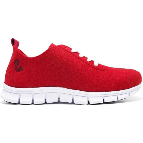 thies mannen vegan Sneakers Gerecycled Pet Rood Tweedehands