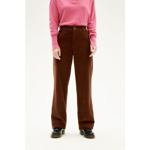 Thinking MU dames vegan Broek Theresa Corduroy Bruin Tweedehands