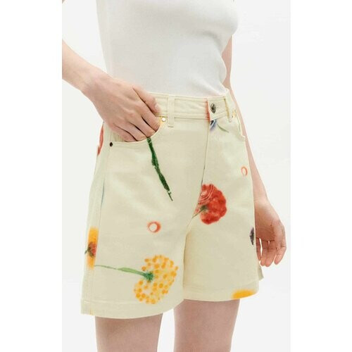 Thinking MU dames vegan Feuz Blow Luisa Shorts Gebroken Wit Tweedehands