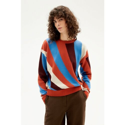 Thinking MU dames vegan Gebreide Trui Cold Paloma Blauw Tweedehands