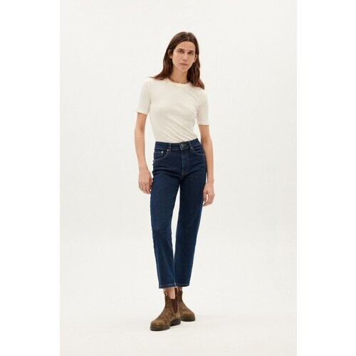 Thinking MU dames vegan Jeans Donker Clean Denim Nele Tweedehands