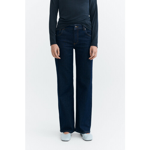 Thinking MU dames vegan Jeans Kettan Low Rise Blauw Tweedehands