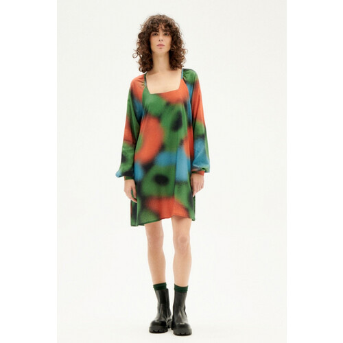 Thinking MU dames vegan Jurk Vera Dust Veelkleurig Tweedehands