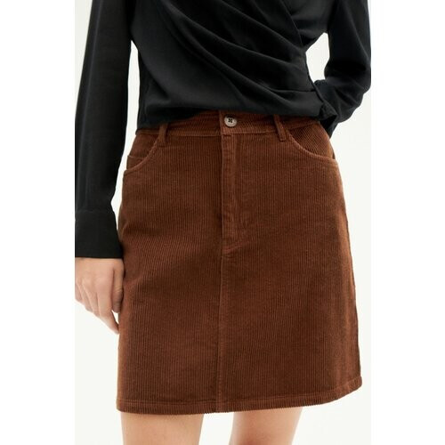 Thinking MU dames vegan Rok Marsha Corduroy Bruin Tweedehands