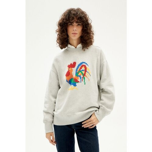 Thinking MU dames vegan Sweatshirt Gallo Tina Grijs Tweedehands