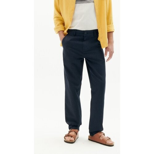 Thinking MU mannen vegan Chino Broek Marine Tweedehands