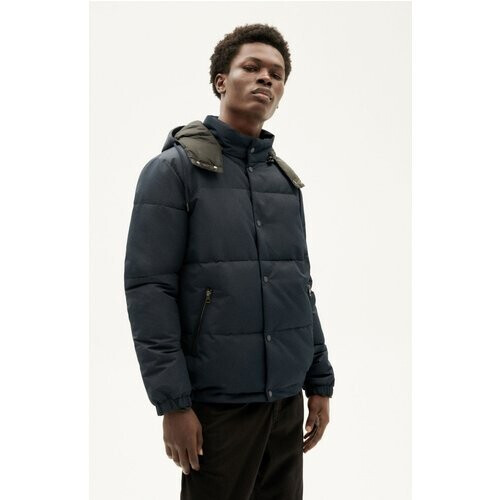 Thinking MU mannen vegan Jas Emmet Marineblauw Tweedehands