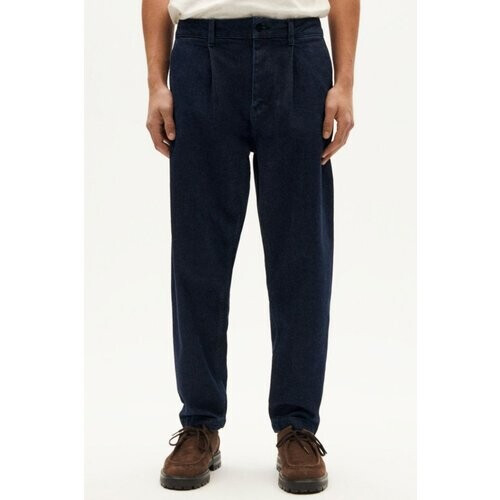 Thinking MU mannen vegan Jeans Wotan Donkerblauw Tweedehands