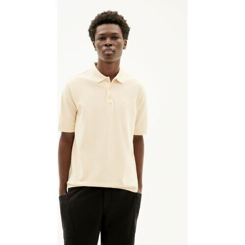 Thinking MU mannen vegan Polo Zon Ecru Tweedehands