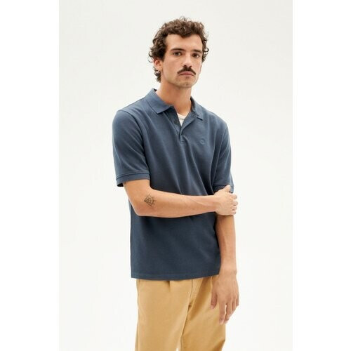 Thinking MU mannen vegan Polo Zon Marine Tweedehands