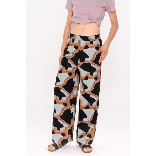 ThokkThokk dames vegan Broek Wijd Zwart Wit Tweedehands