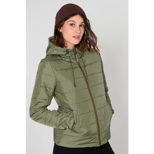 ThokkThokk dames vegan Jas Classic Deep Lichen Green Tweedehands