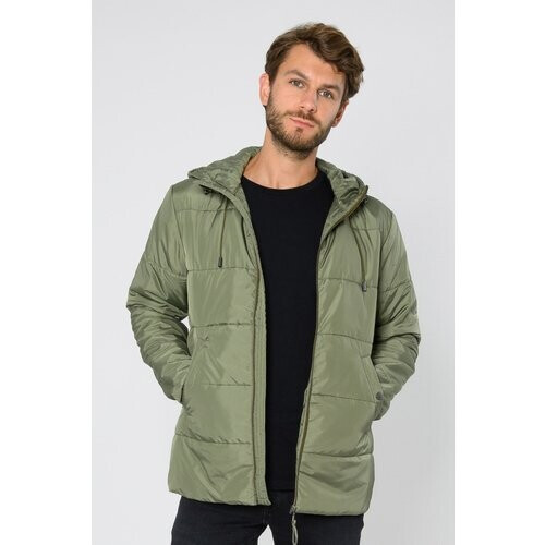 ThokkThokk mannen vegan Jas Kapok Deep Lichen Green Tweedehands