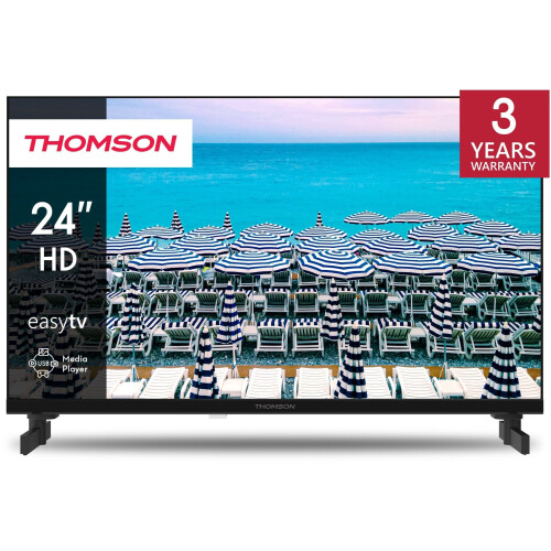 Thomson Easy TV HD 24" - LCD - 1366x768 - DVB-S2 DVB-T2 - Zwart
