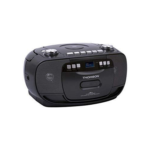 Thomson RK200DAB - Draagbare Radio CD speler - DAB+ - Cassette - Zwart Tweedehands