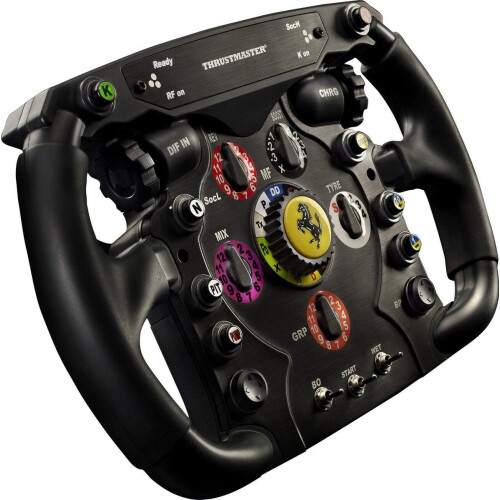 Thrustmaster Ferrari F1 Racestuur Add-On - Replica 1:1 - PS5/PS4/PC/Xbox Series - Zwart Tweedehands
