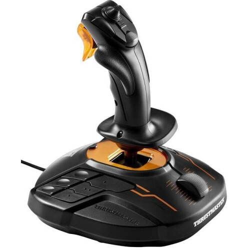 Thrustmaster T.16000M FCS - Flight Stick - 4 onafhankelijke assen 16 actieknoppen - Oranje Zwart