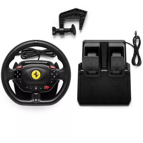 Thrustmaster T98-P FERRARI 296 GTB - Racestuur PS5 PS4 PC - 240° draaihoek - Zwart