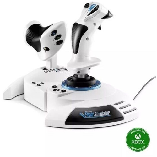 Thrustmaster T.Flight Hotas One - Joystick Throttle - Officiële Microsoft Flight Simulator Licentie - Wit Zwart