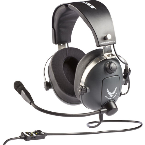 Thrustmaster T.Flight U.S. Air Force - Gaming headset - 50 mm luidsprekers - Grijs Zwart Tweedehands