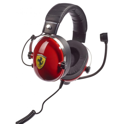 Thrustmaster T.Racing Scuderia Ferrari Edition - Gaming headset - 50 mm luidsprekers - Rood Zwart Tweedehands