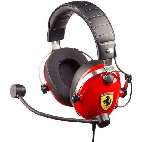 Thrustmaster T.Racing Scuderia Ferrari Edition - Gaming headset - 50 mm luidsprekers - Rood Tweedehands