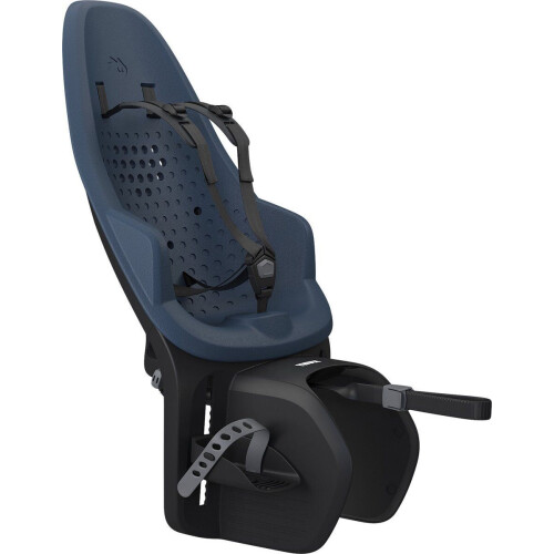 Thule Yepp 2 maxi - Fietszitje - Veiligheidsriem en verstelbare voetsteunen - Majolica blue
