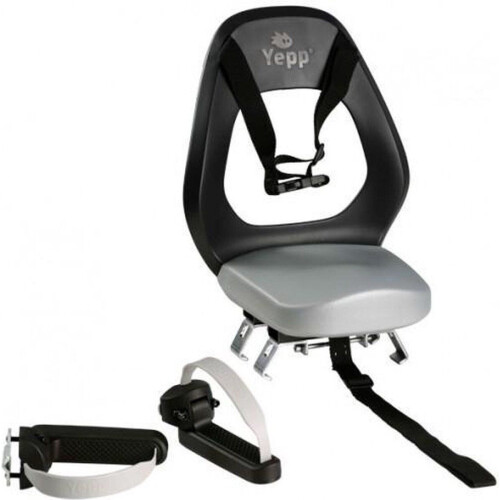 Thule Yepp Junior Budget - Achterzitje - Verstelbare voetensteun - Zilver Tweedehands