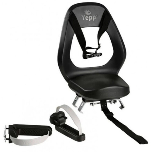 Thule Yepp Junior - Kinderzitje - 6+ - SMART voetbeschermer - Zwart Tweedehands