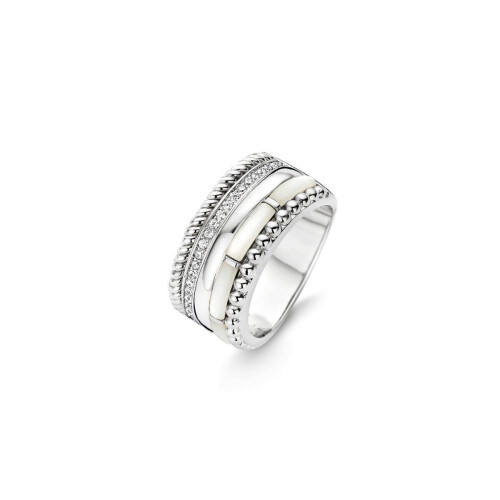 TI SENTO - Milano Ring 12038MW - Zilverkleurig Tweedehands