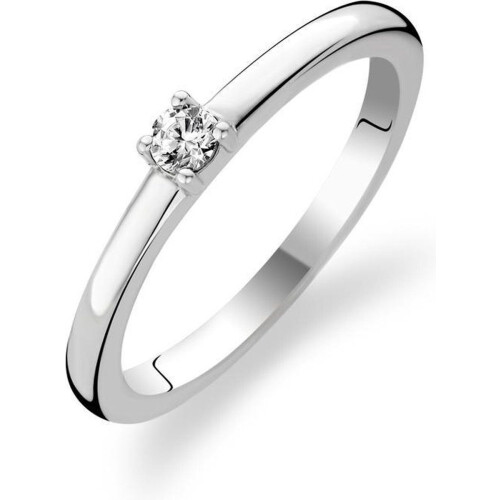 TI SENTO Milano Ring 1871ZI - Maat 16,5 mm - Gerhodineerd Sterling Zilver