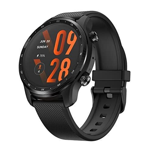 TicWatch Pro 3 Ultra GPS - Smartwatch - Dubbellaagse Display IP68 - Zwart Tweedehands