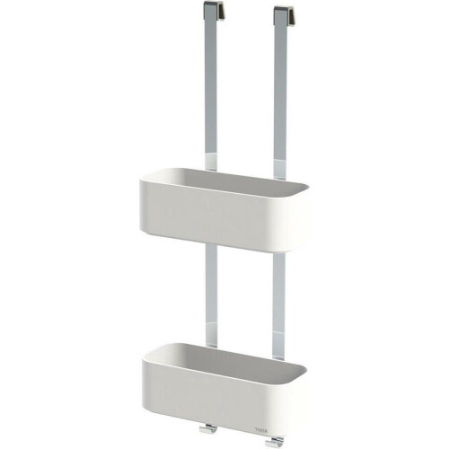 Tiger 2-Store - Ophangbaar doucherek - Verstelbare mandjes - Wit Tweedehands