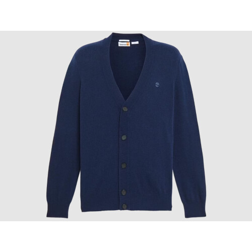 Timberland Jaff Wool Blended Cardigan - Warm & Duurzaam - Dark Sapphire - Maat XXL