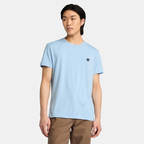 Timberland Oyster River Chest Logo T-Shirt - Slim Fit - Katoen - Citadel - Maat XXL