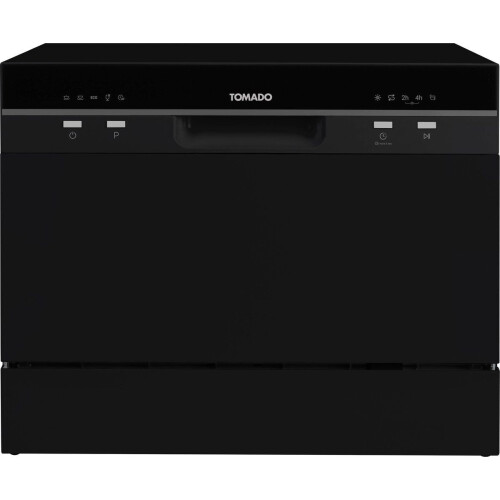 Tomado TDW5501B - Mini vaatwasser - 6 couverts - 5 programma's - Zwart
