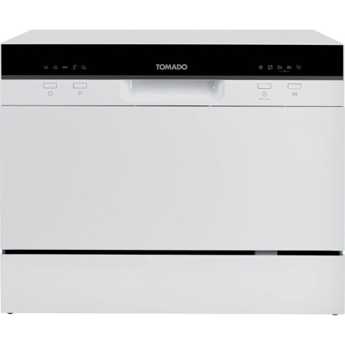 TOMADO TDW5501W - Vrijstaand Vaatwasser - 6 couverts - 5 programma's - Energieklasse D - 47 dB(A) Tweedehands