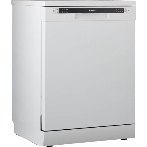 Tomado TDW6001W - Vrijstaande vaatwasser - 14 couverts - Besteklade - Wit Tweedehands