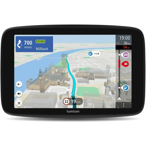 TomTom GO Camper Max - Navigatiesysteem - 7"HD-scherm met speciale routes voor campers en caravans (Premium Pack) Tweedehands