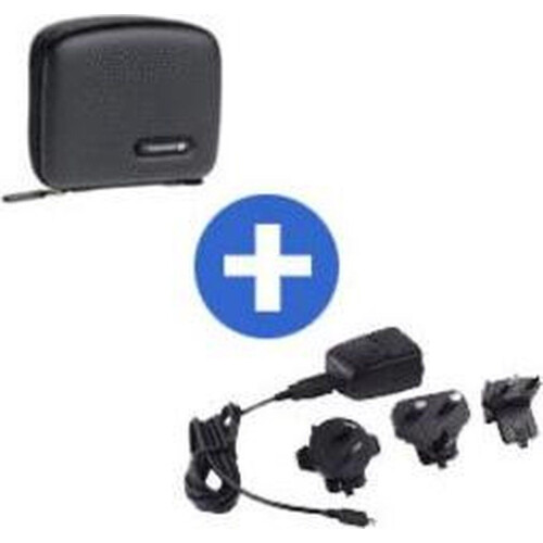 TomTom ONE v4 - Travel Pack - Thuislader + Draagtas - Zwart