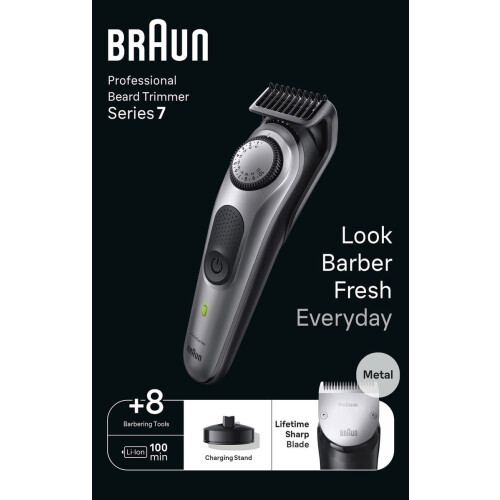 Braun BT7420 - Tondeuse - Wasbaar - Waterbestendig - Zwart