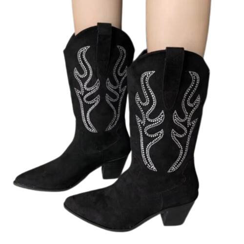 Toni Prons Dameslaarzen - Zwart - Maat 36