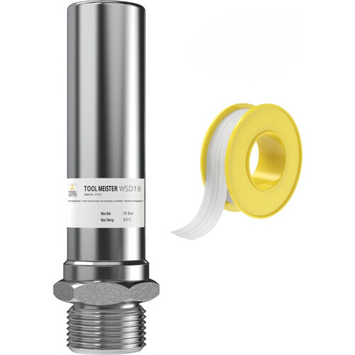 Tool Meister WSD18 - Waterslagdemper 1/2"- Voor Wasmachine/Kraan - Verchroomd Tweedehands