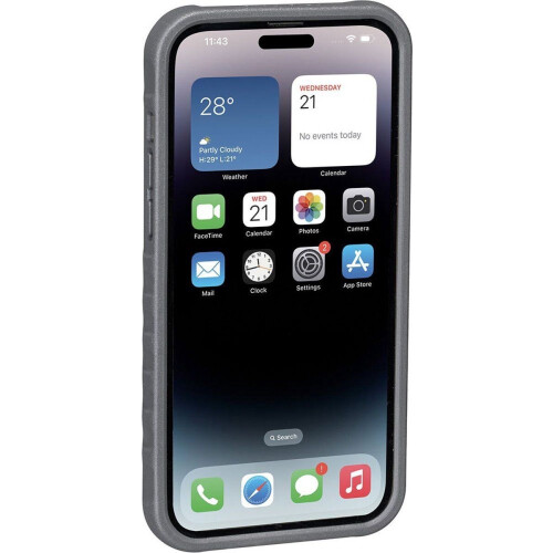 Topeak RideCase iPhone 14 Pro Max - Telefoonhoesje - Schokbestendig - Zwart/Grijs